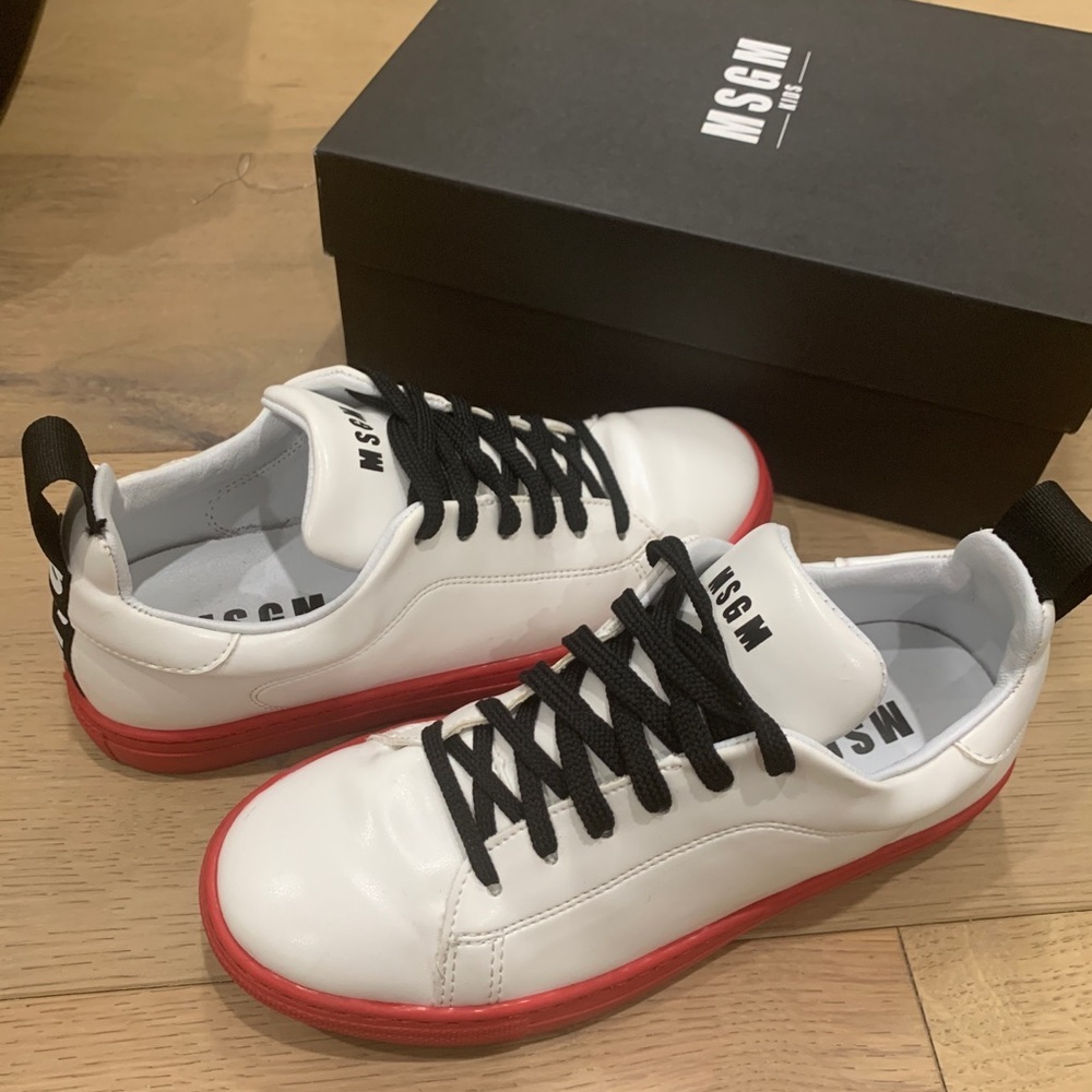 MSGM KIDS FASHION low top SNEAKERS - Picture 5 of 10